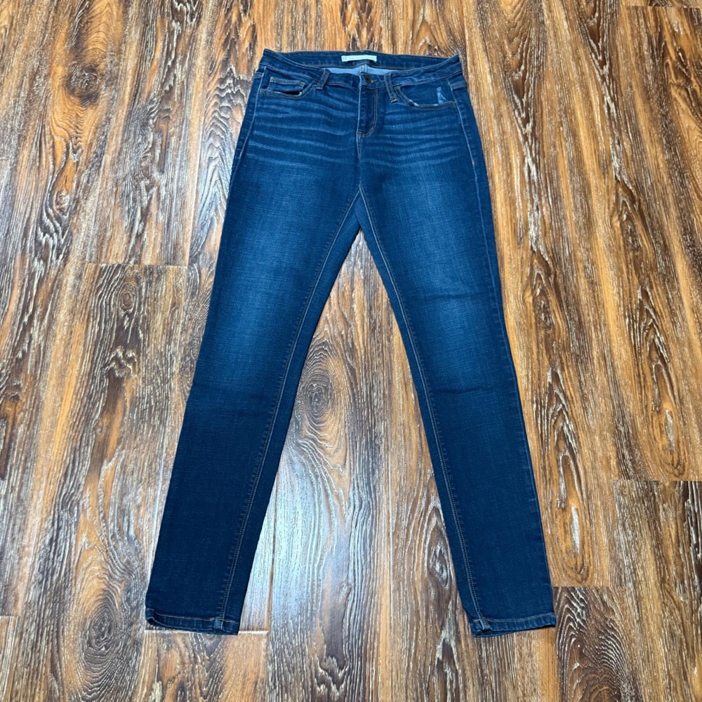 Refined by Daytrip Womens Dark Wash‎ Skinny Jeans JBK2200 Size 29X31 Mid Rise